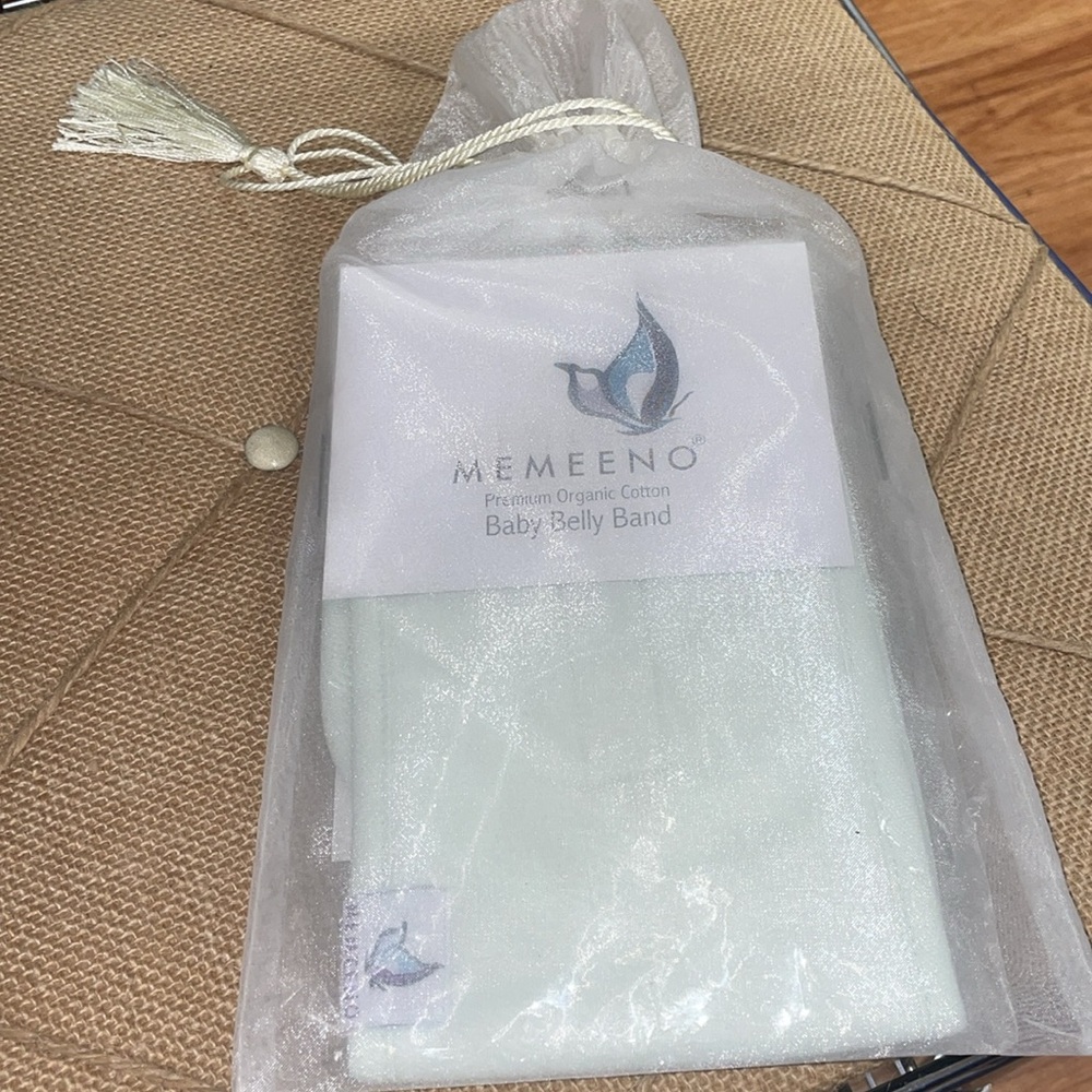 New Memeeno baby belly band - colic/gas - Sage